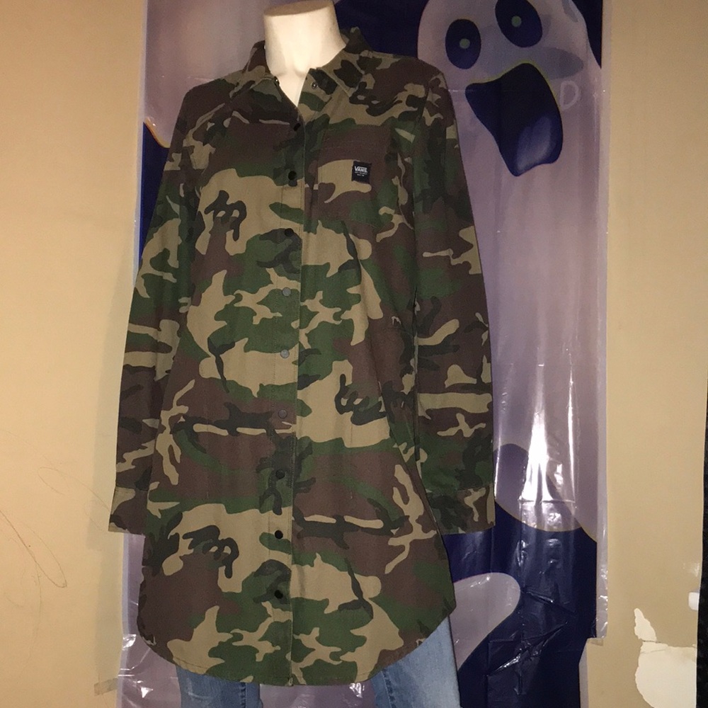 Vans Camo Trench coat